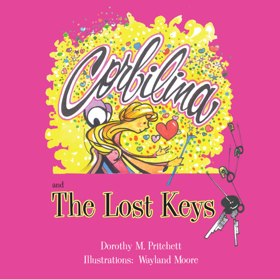 A book cover with the title corbilina and the lost keys.