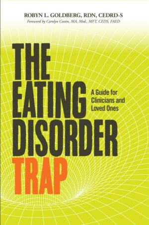 A book cover with the title of the eating disorder trap.
