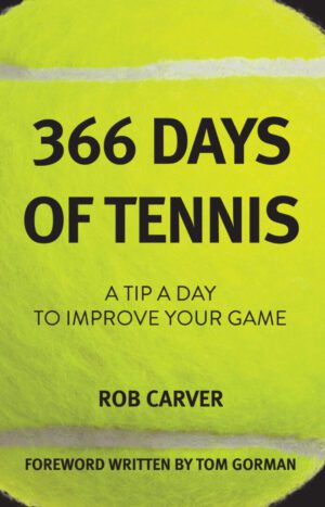 A book cover with a tennis ball on it.