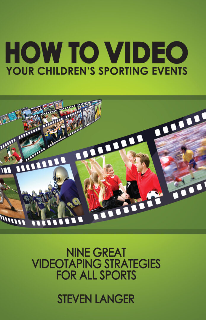 A book cover with pictures of children 's sporting events.