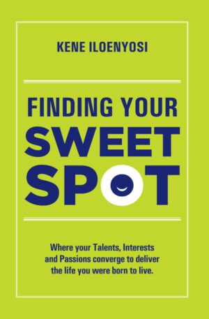 A book cover with the title of finding your sweet spot.