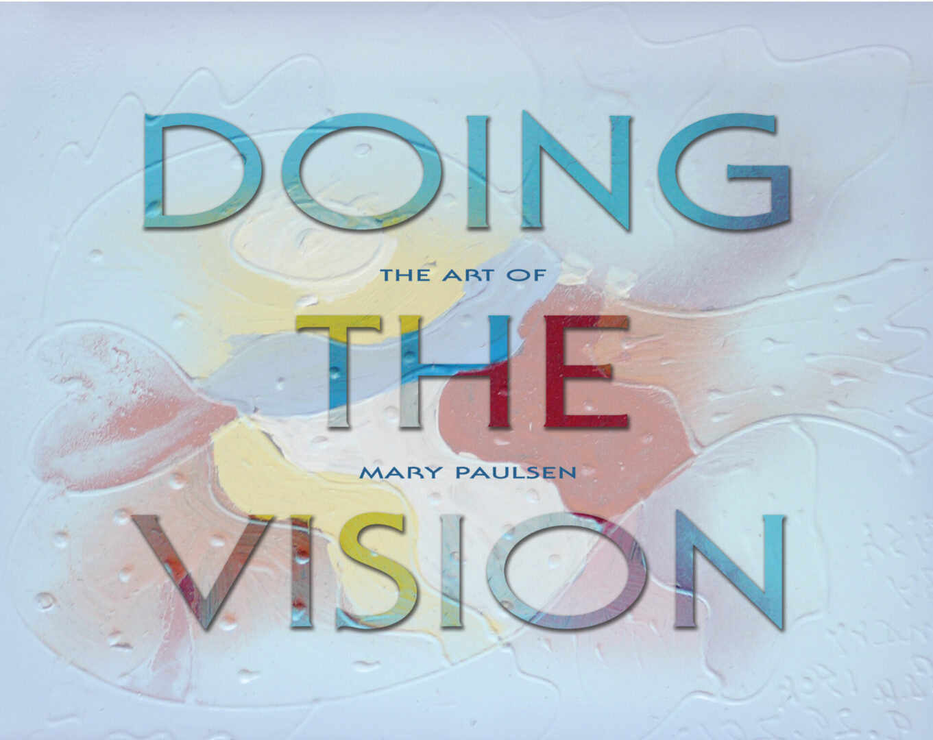 A book cover with the title of doing the vision.