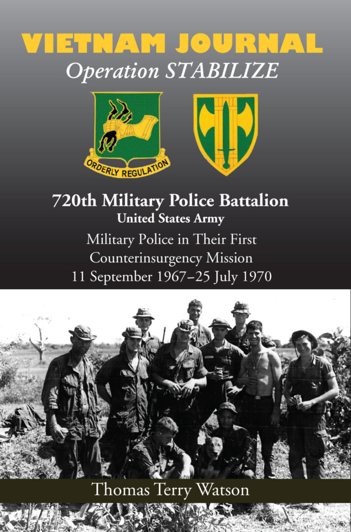 A poster of the united states army with military police in their first counterinsurgency mission.