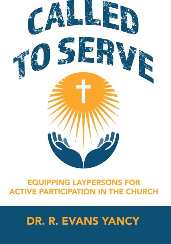 A logo for the church that says " to serve ".