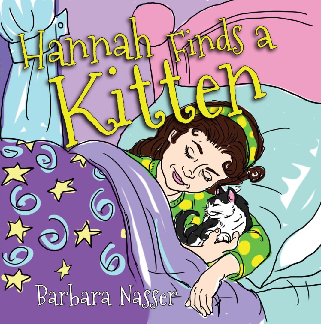 A picture book cover with a girl sleeping in bed.