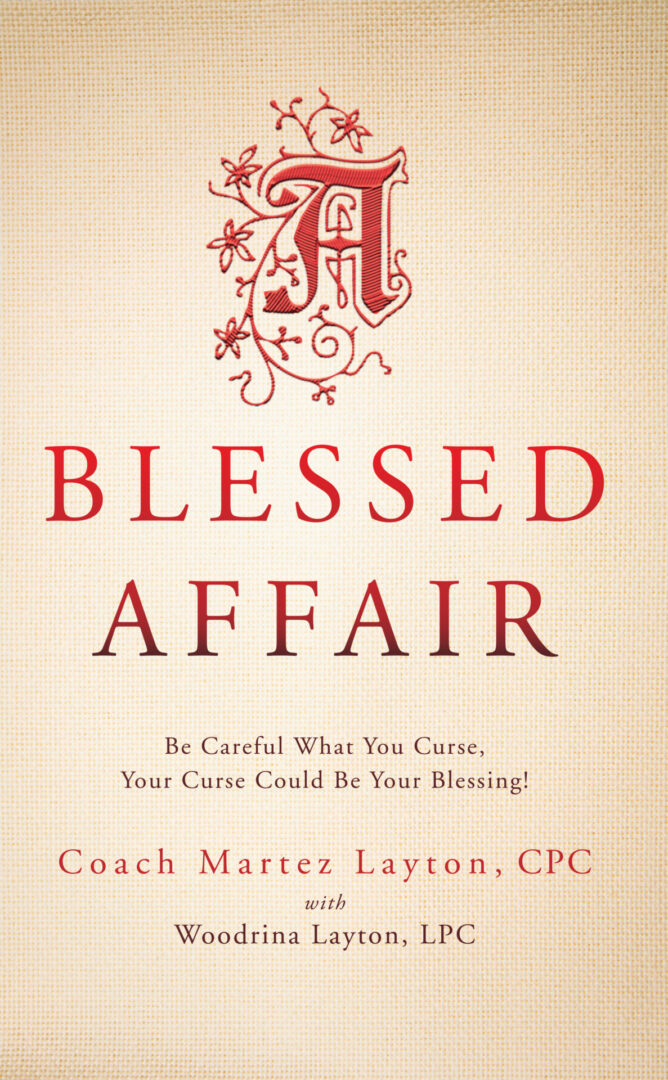 A book cover with the title of blessed affair.
