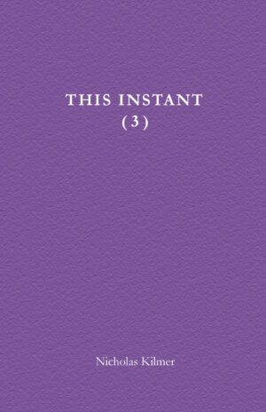 A book cover with the title "This Instant (3)" by Nicholas Kilmer against a purple background.