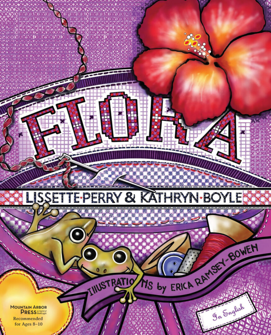 Colorful book cover of Flora - Paperback by lisette perry & kathryn boyle with vibrant illustrations by erica ramsey-bowen.