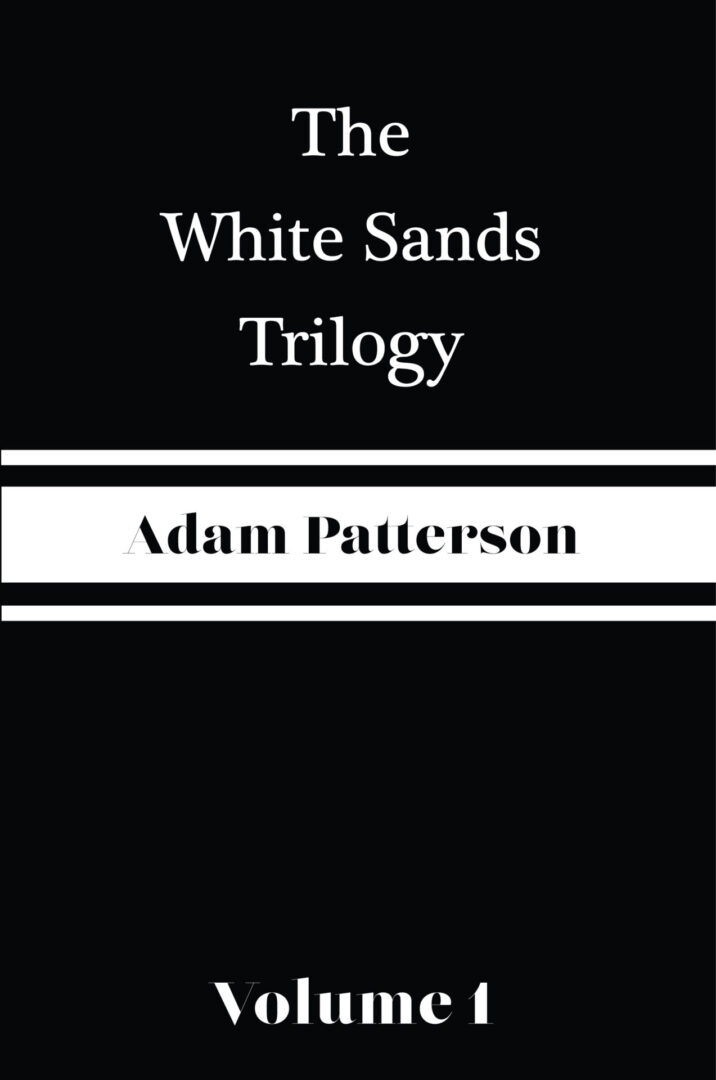 Monochrome book cover design for "A Different Kind of Love Triangle: Volume 1" by Adam Patterson.