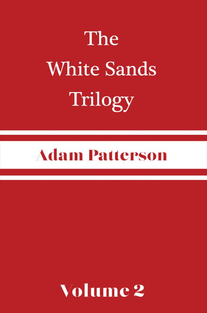 A graphic image of a book cover with the title "A Different Kind of Friendship" by adan patterson, set against a red background with white text.